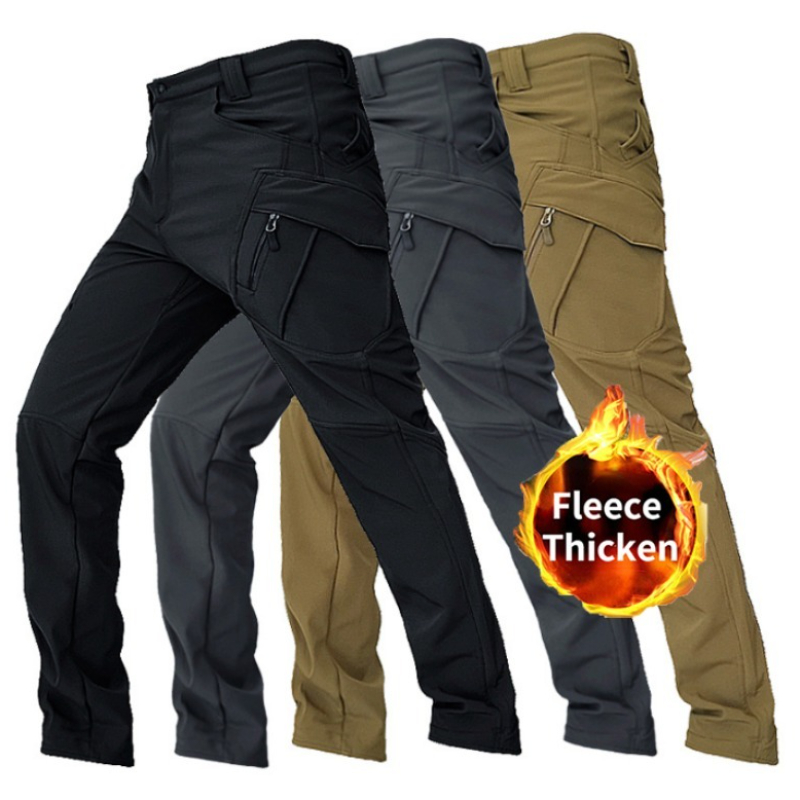 Outdoor Sport Hiking Pants - Men's Fleece Lined Winter Warm Tactical