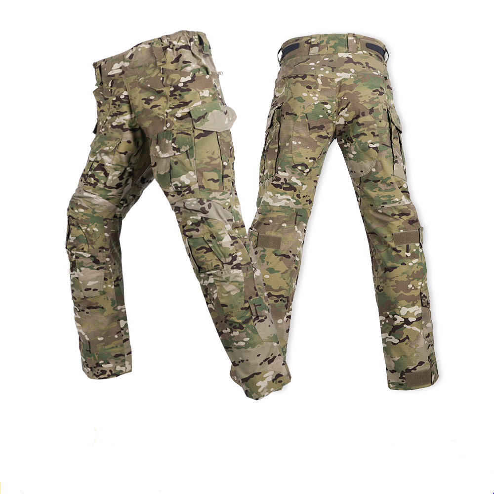 Outdoor Sport Hiking Pants - Men Combat Pants With Knee Pads