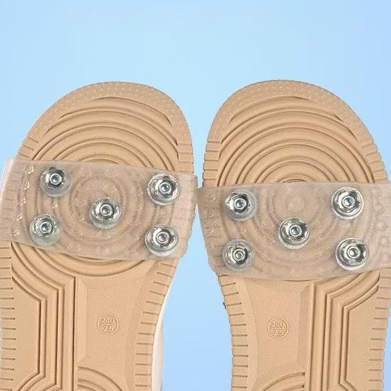 Climbing Shoe Beginner - Snow Cleats Clear Anti-Slip Footwear Claws