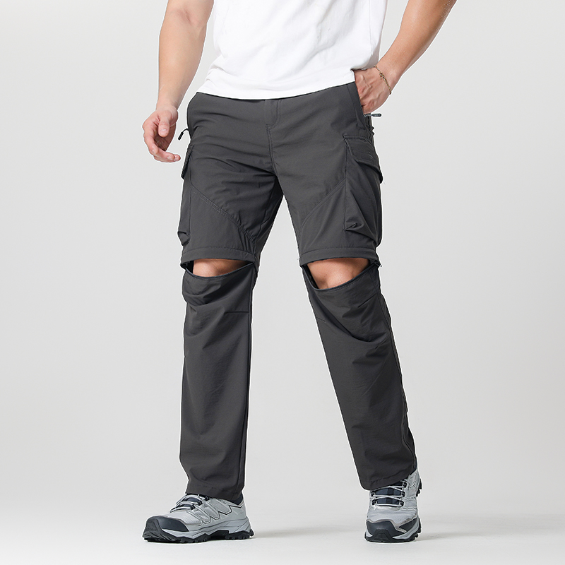 Outdoor Sport Hiking Pants - Men's Cargo Hiking Convertible Pants, Waterproof,
