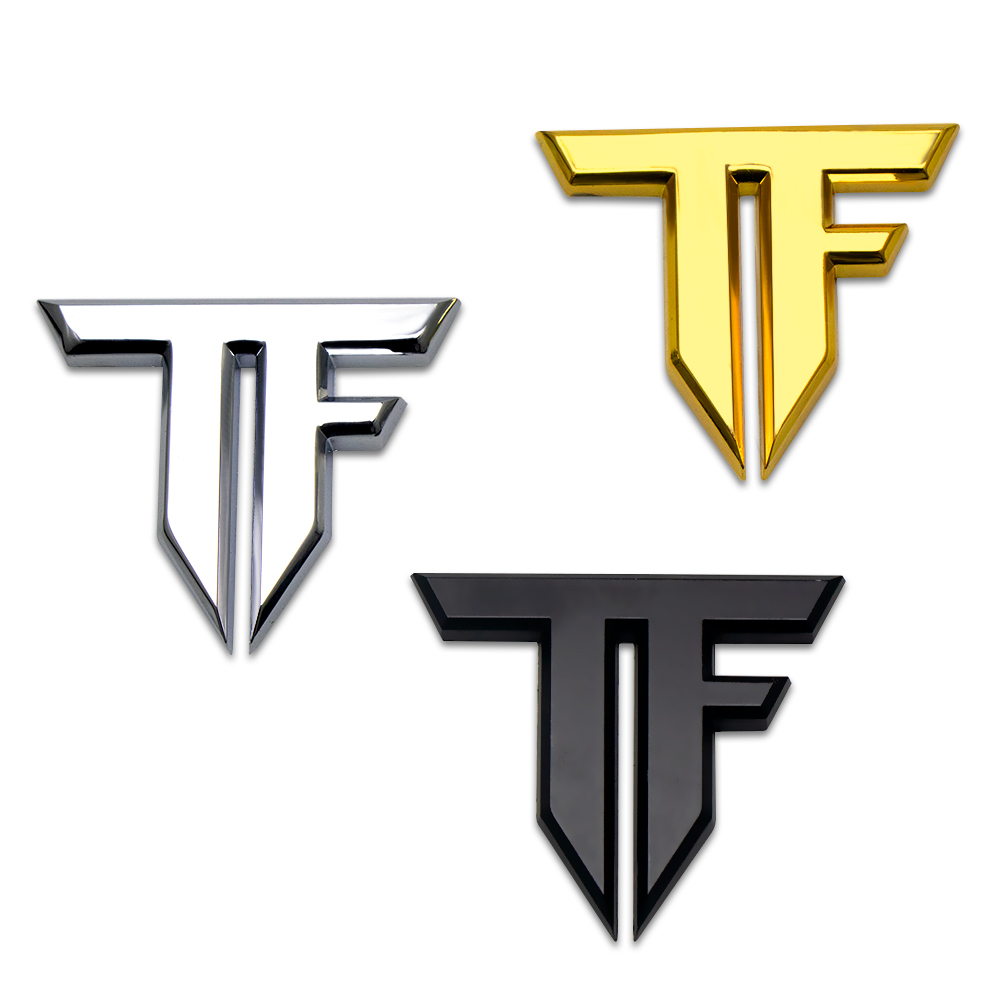 1pc 3D Metal TF Emblem Badge C - Outdoor Sport Logo recension och pris