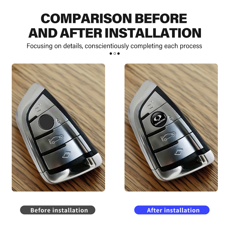 14mm Car Key Emblem Auto Contr - Outdoor Sport Logo recension och pris