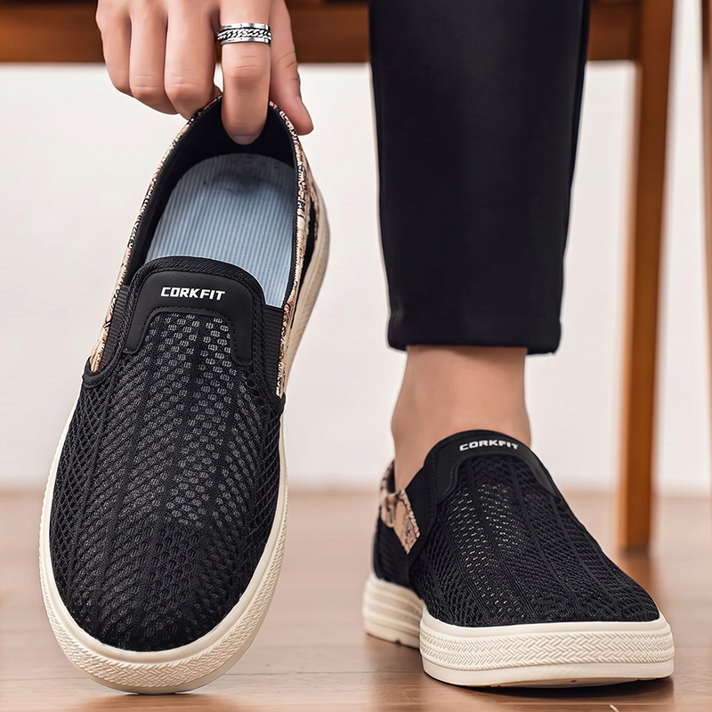 Summer men's perforated mesh s - Outdoor Sports Leisure recension och pris