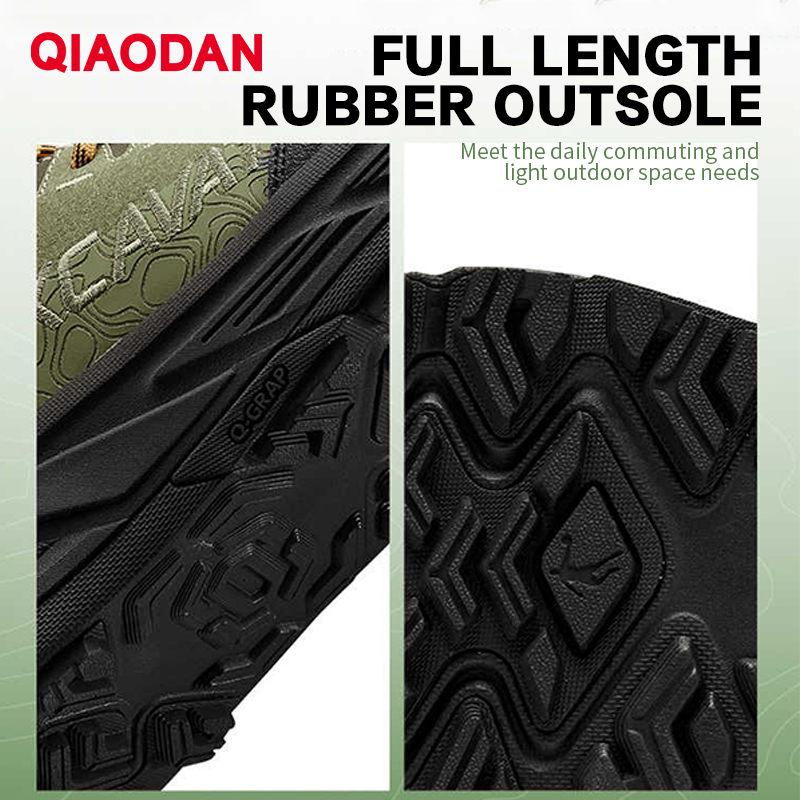 QIAODAN Hiking Shoes Men Leath - Climbing Shoe Beginner recension och pris