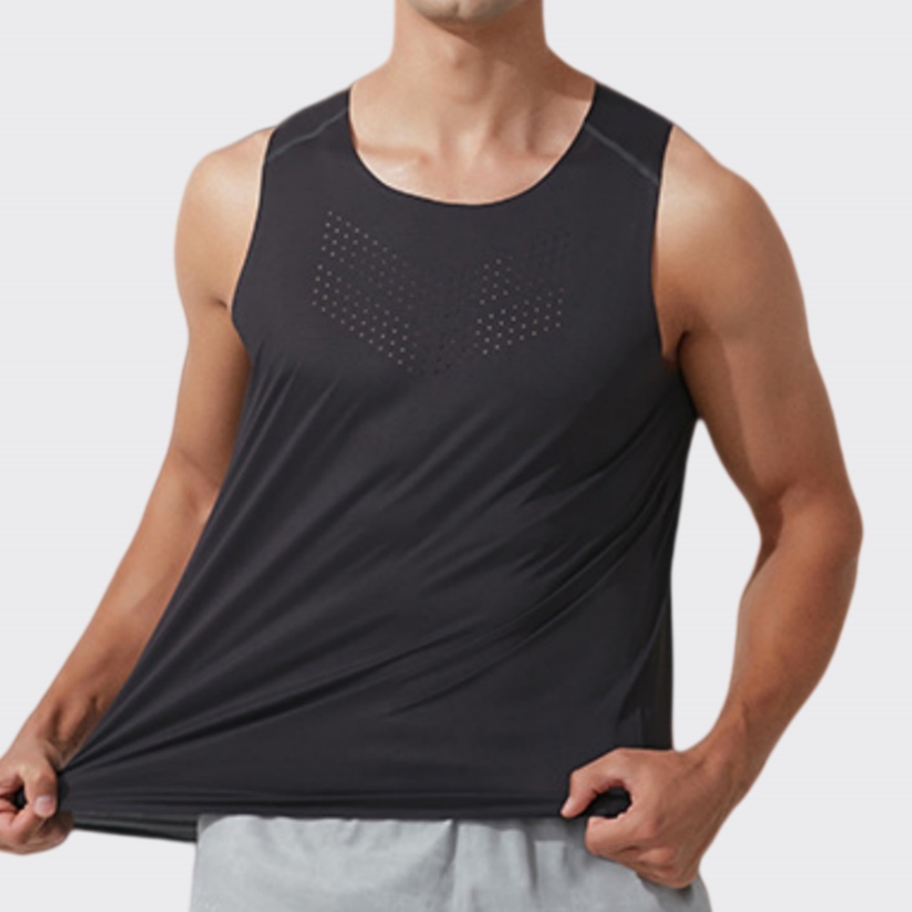 Men Gym Vest Quick Dry Running - Outdoor Sport Logo recension och pris