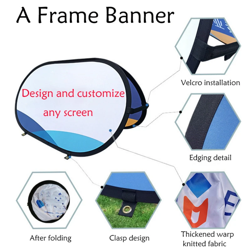 Pop Up A Frame Banner Free Des - Outdoor Sport Logo recension och pris