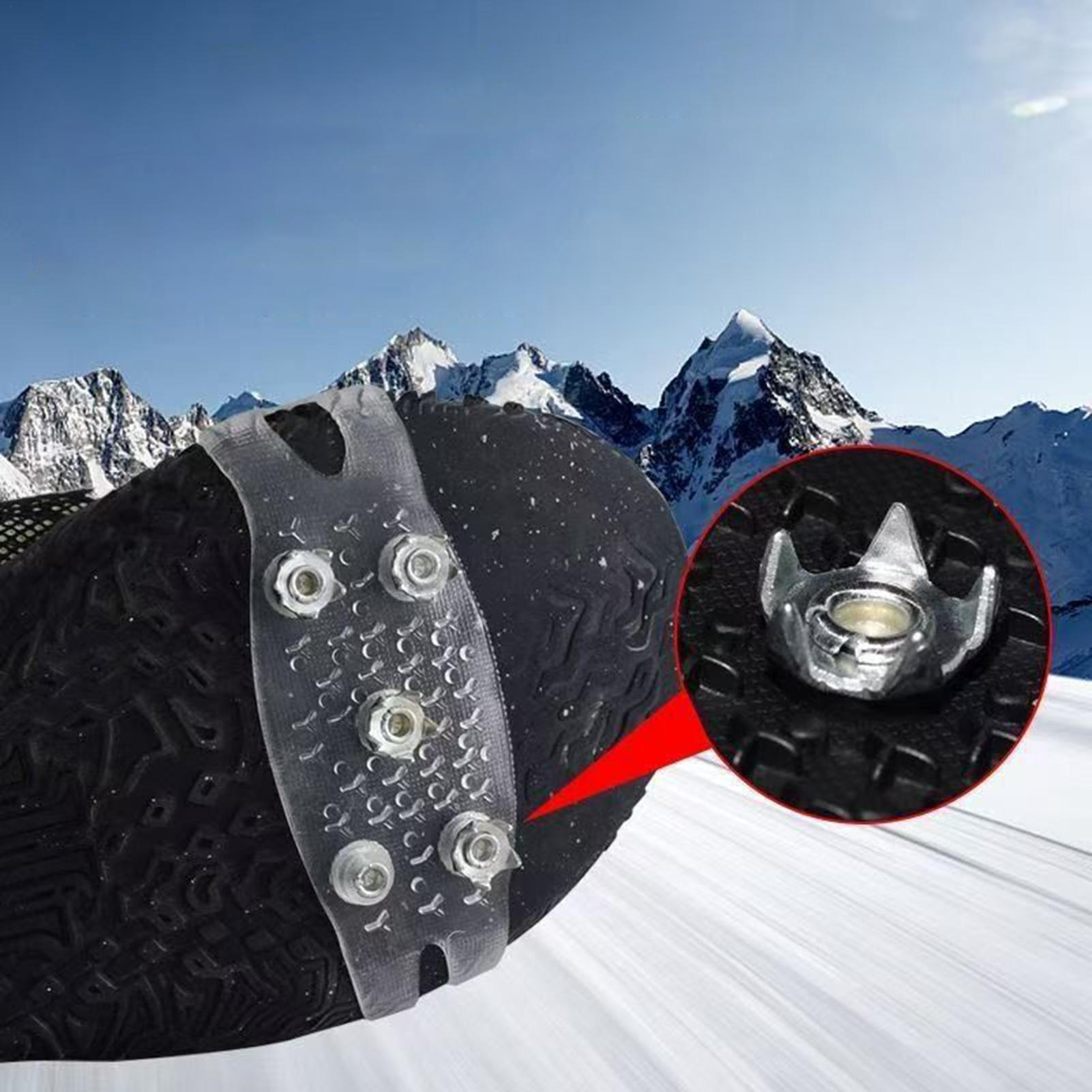 Snow Cleats Clear Anti-Slip Fo - Climbing Shoe Beginner recension och pris