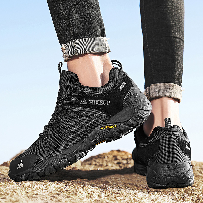 HIKEUP Non-slip Men Hiking Sho - Climbing Shoe Beginner recension och pris