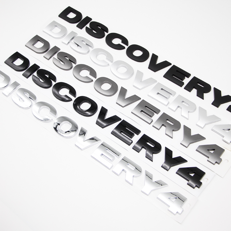 3D ABS Discovery 4 Letters Car - Outdoor Sport Logo recension och pris