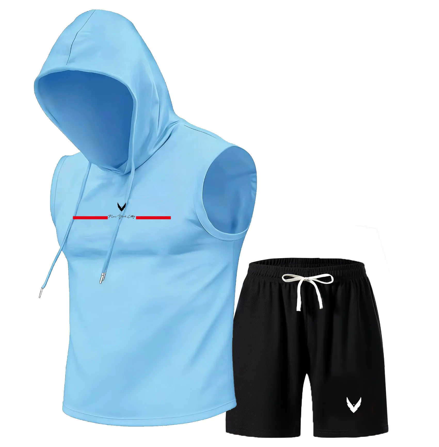 Men's hooded vest set sleevele - Outdoor Sports Leisure recension och pris
